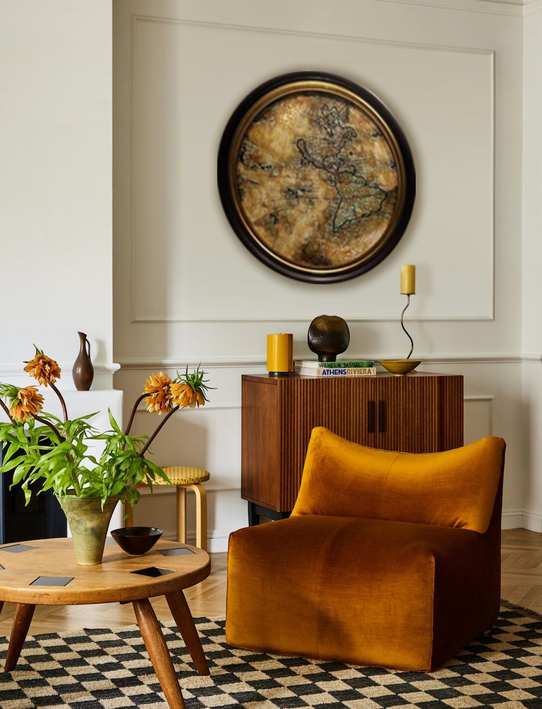 哥倫布航海尋夢壁飾