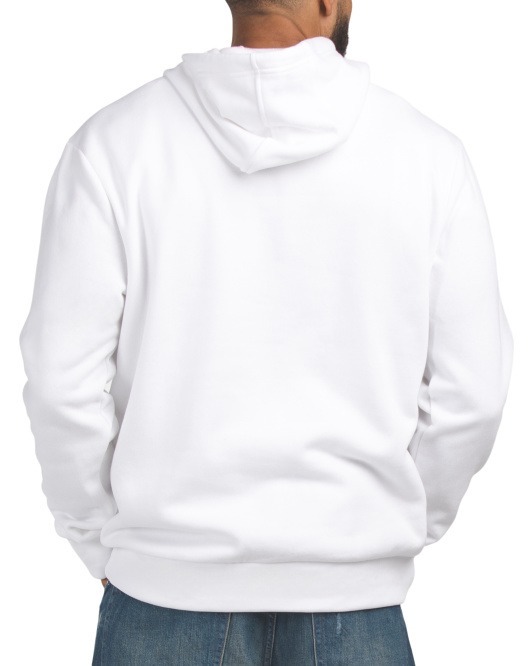 【直播】KARL LAGERFELD PARIS LL112627 男裝logo有帽衛衣(白色)