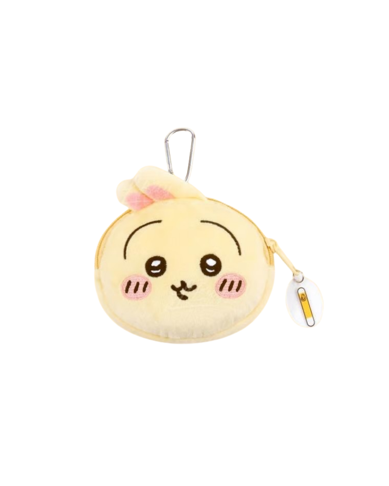 Chiikawa  Usagi 兔兔 大頭造型伸縮卡套拉鏈收納袋