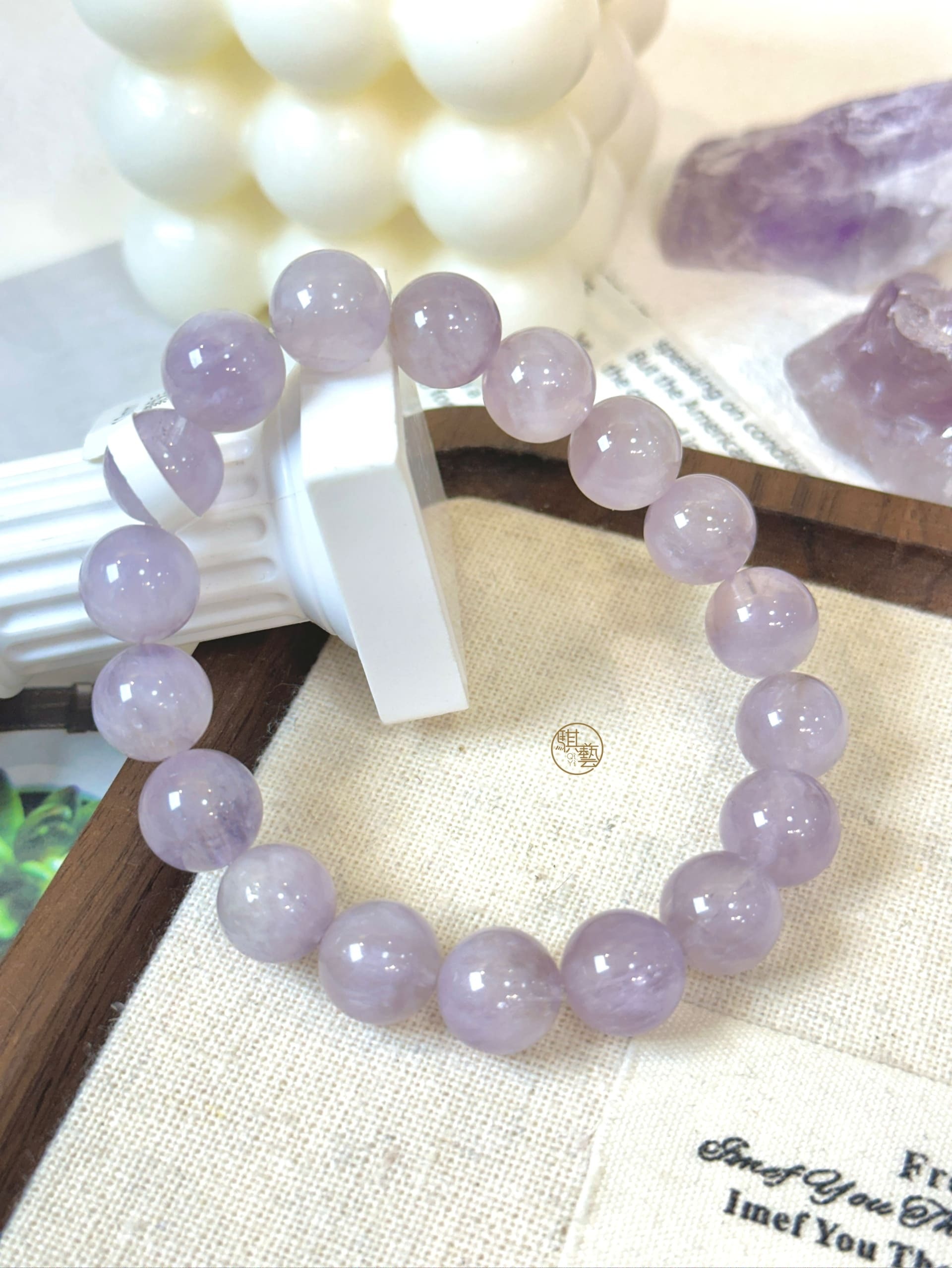 紫兔毛手串 11mm+｜柔和直覺 × 能量增幅 × 心靈穩定