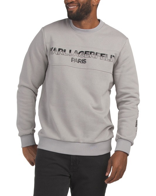 【直播】KARL LAGERFELD PARIS LL112630 男裝圓領衛衣