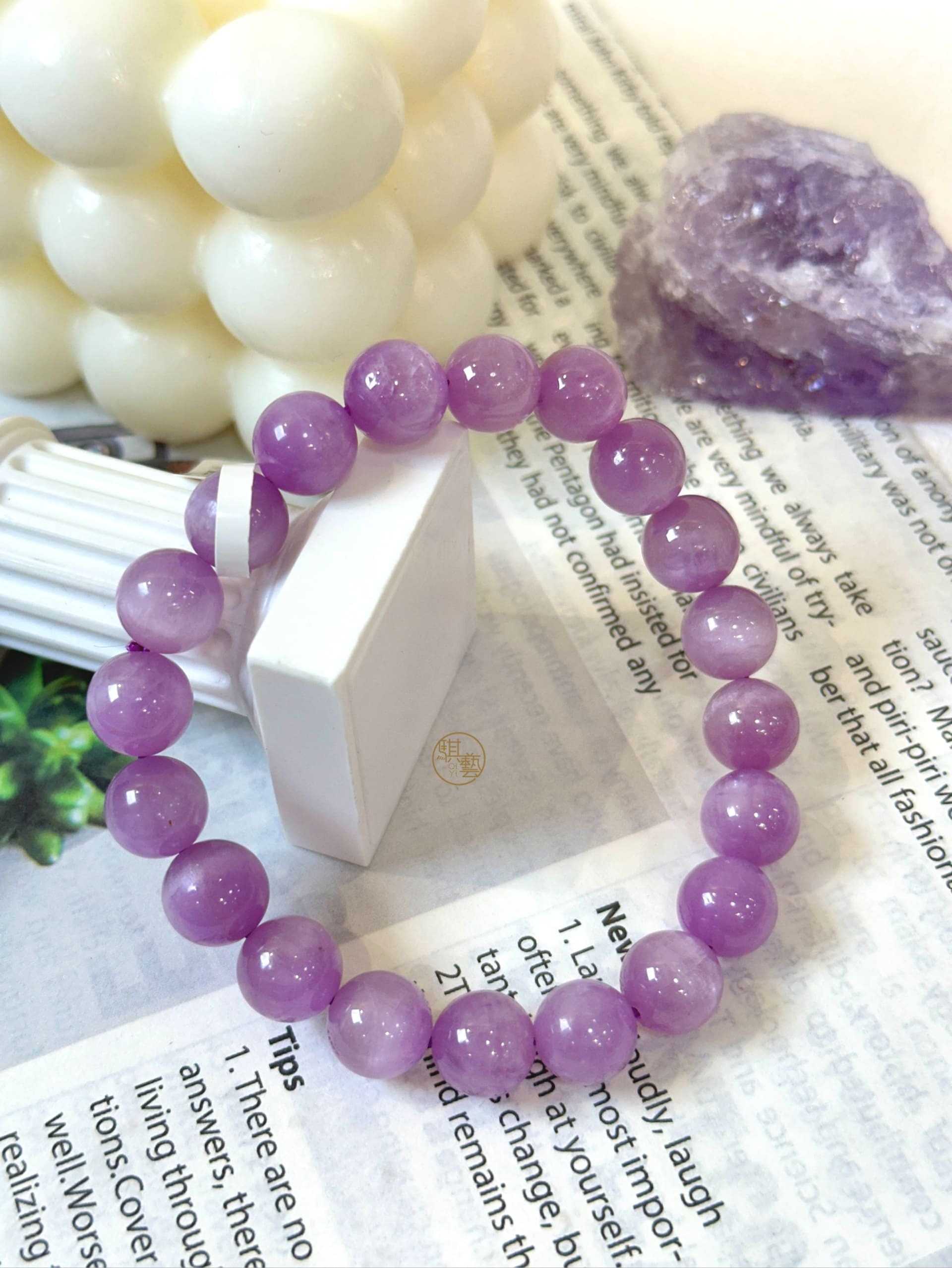 藍紫鋰輝手串 9.7mm｜深層平靜 × 直覺提升 × 思緒澄明