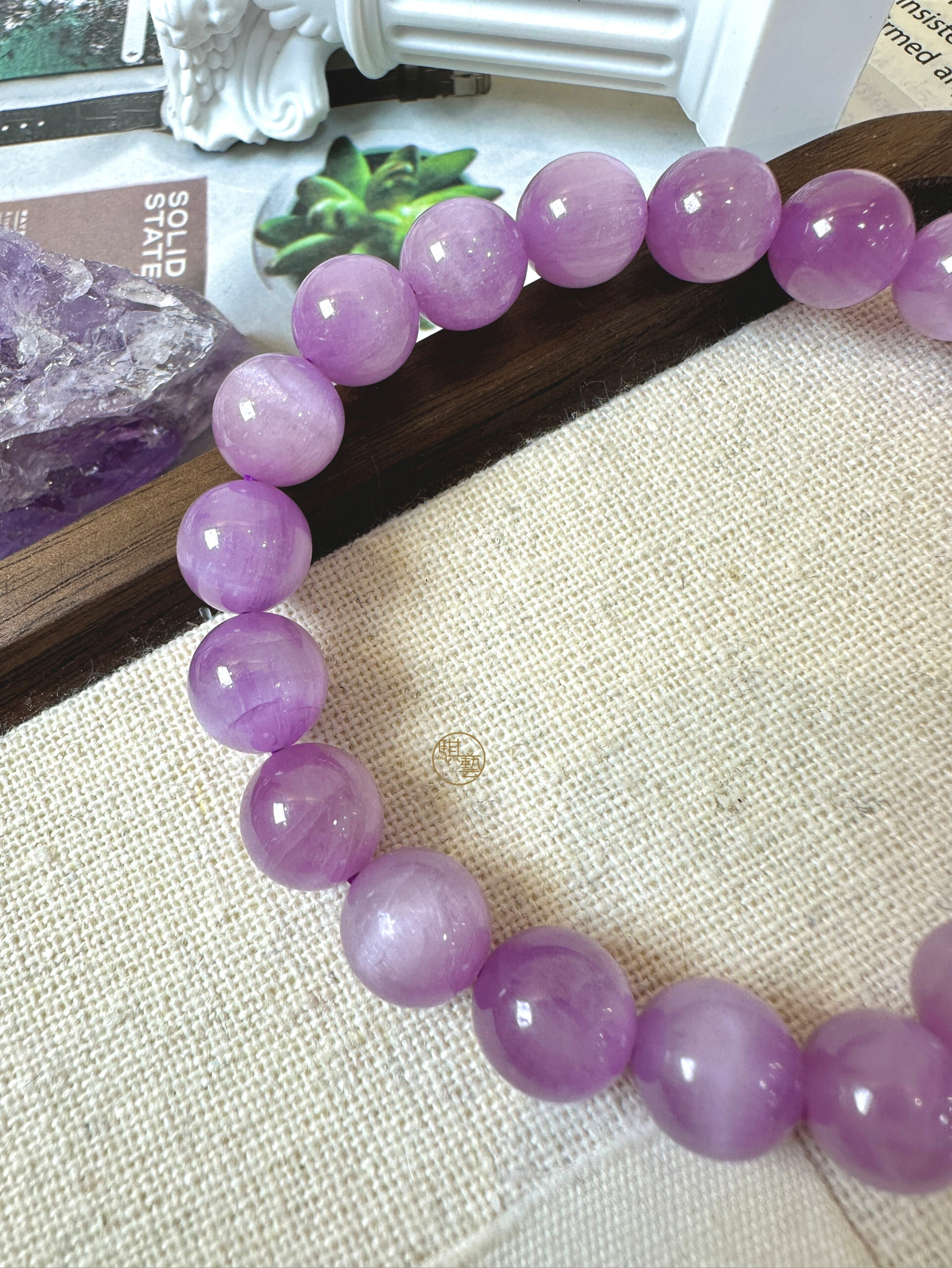 藍紫鋰輝手串 9.7mm｜深層平靜 × 直覺提升 × 思緒澄明