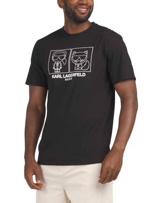 【直播】KARL LAGERFELD PARIS LL112636 男裝短袖上衣