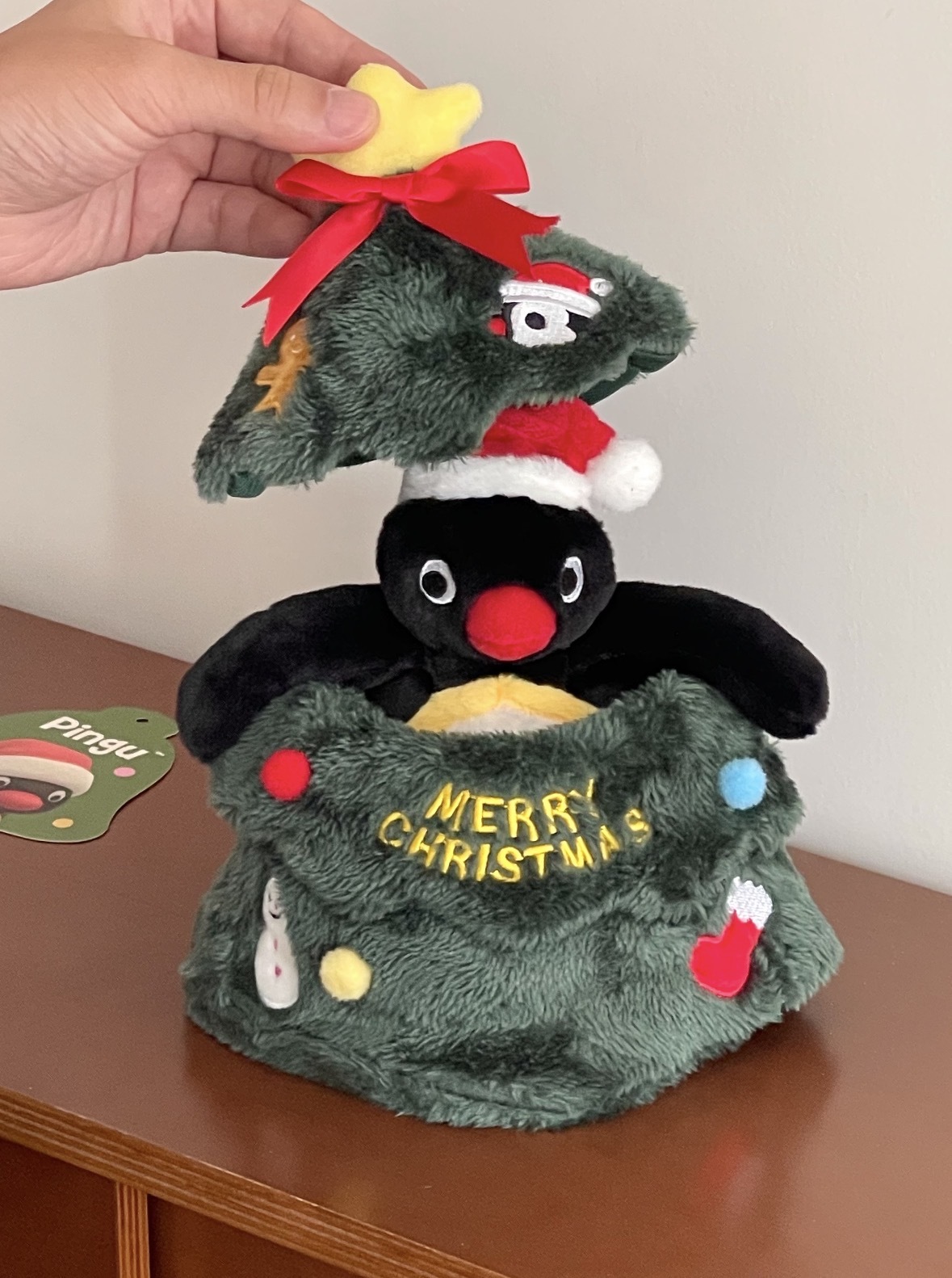 （現貨）聖誕限定🎄PINGU企鵝家族 聖誕樹 聖誕花環 花圈