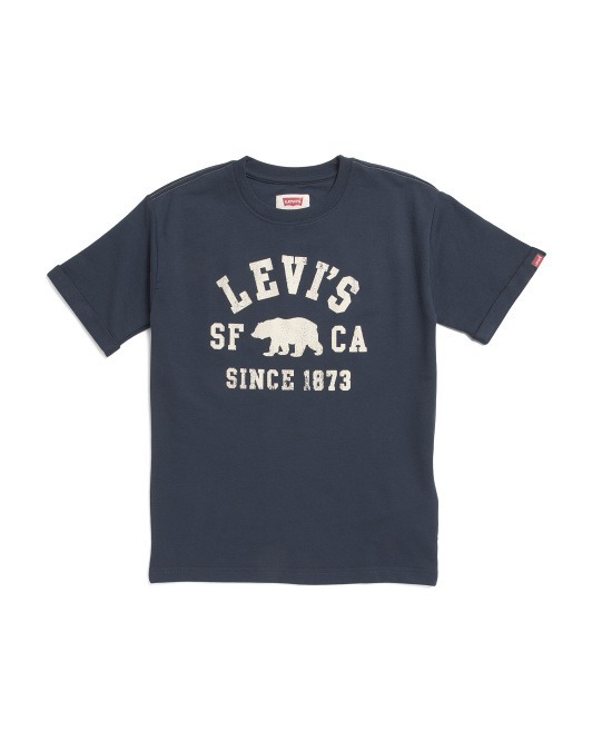 【直播】LEVIS LL112641 男童圖案短袖上衣