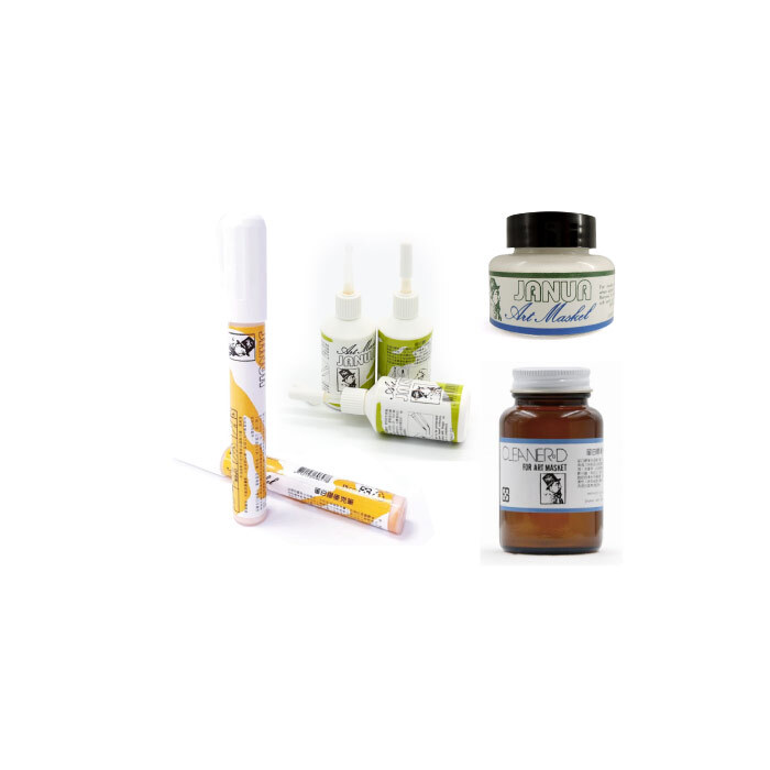 JANUA 老人牌 瓶裝留白膠/筆型留白膠/除膠擦/留白膠洗筆液