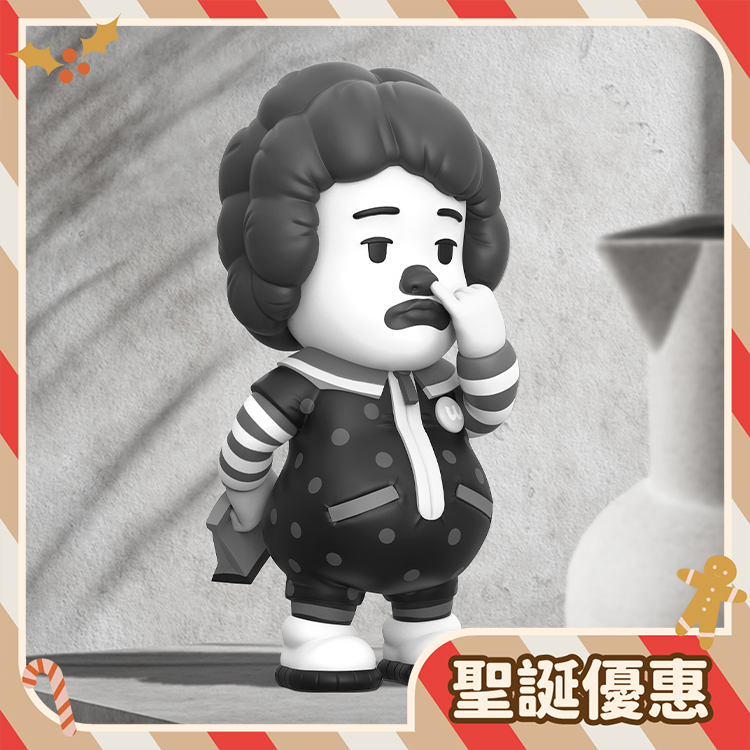 【聖誕特惠】Mighty Jaxx 藝術家系列 8吋 挑剔的食客 迷因The Mime  (SGCC Exclusive) by龍江唐伯虎