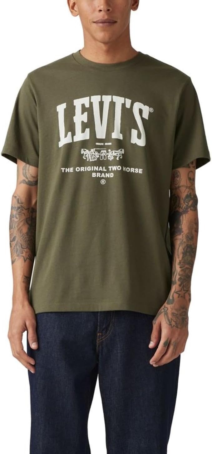 【直播】LEVIS LL112643 男裝短袖上衣(綠色)