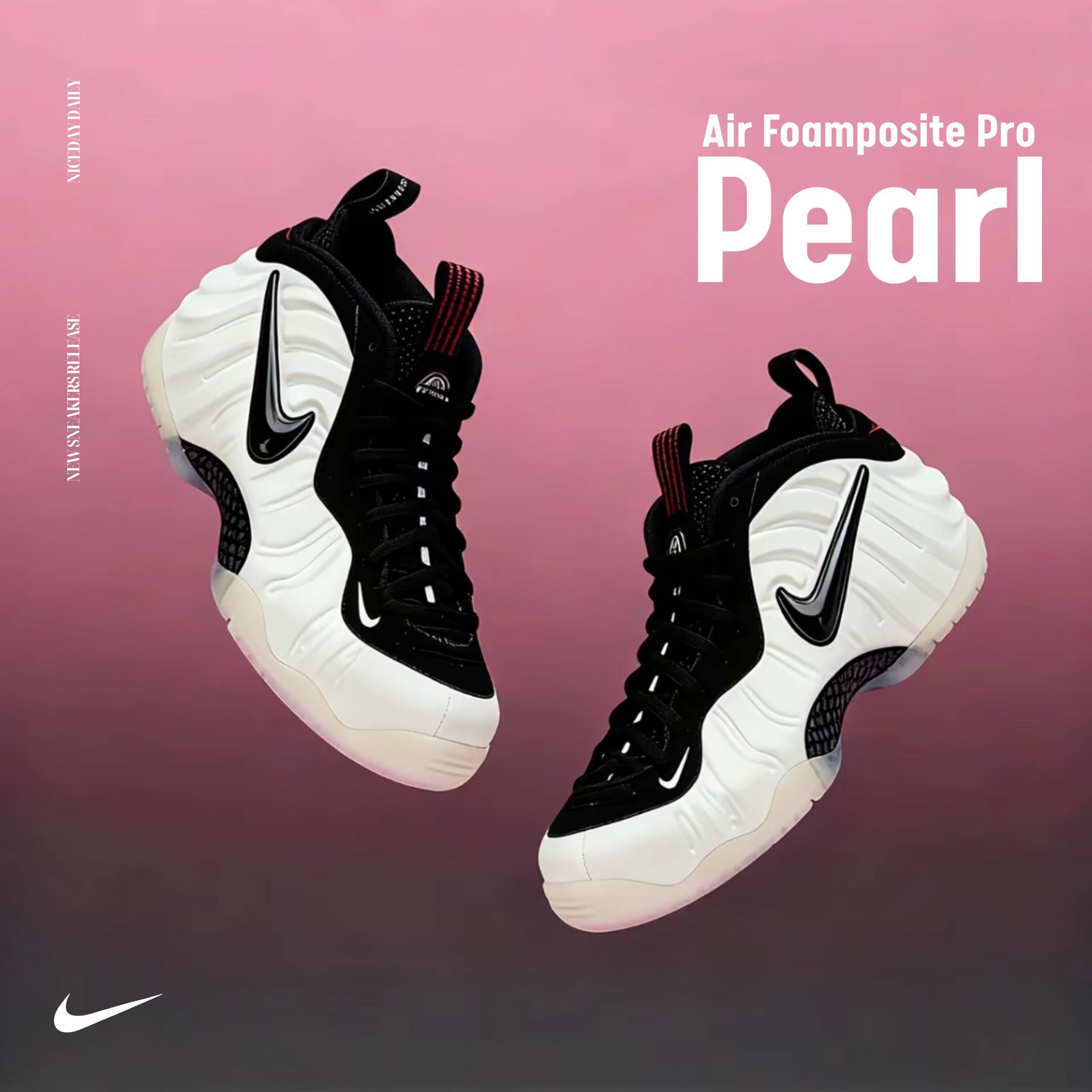NICEDAY 現貨 Nike Air Foamposite Pro Pearl 2025 奶油白 貝殼 太空鞋 男鞋 HF0794-200