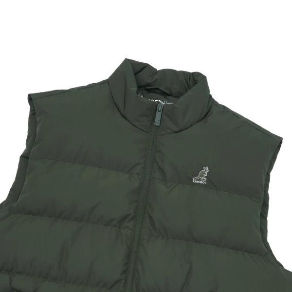 KANGOL 背心 卡其 軍綠 黑 鋪棉 保暖背心 中性 6455148030 6455148070 6455148020