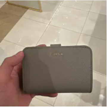 [U] FURLA STUCCO GRAY WP0044300164X00A0054JVX CLASSIC S COMPACT WALLET - VITELLO ANDROMEDA, 8050597539539 (UF212)