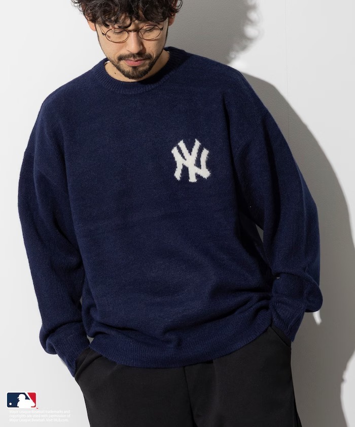 【預購】MLB 圓領毛衣 3色 1030248901921
