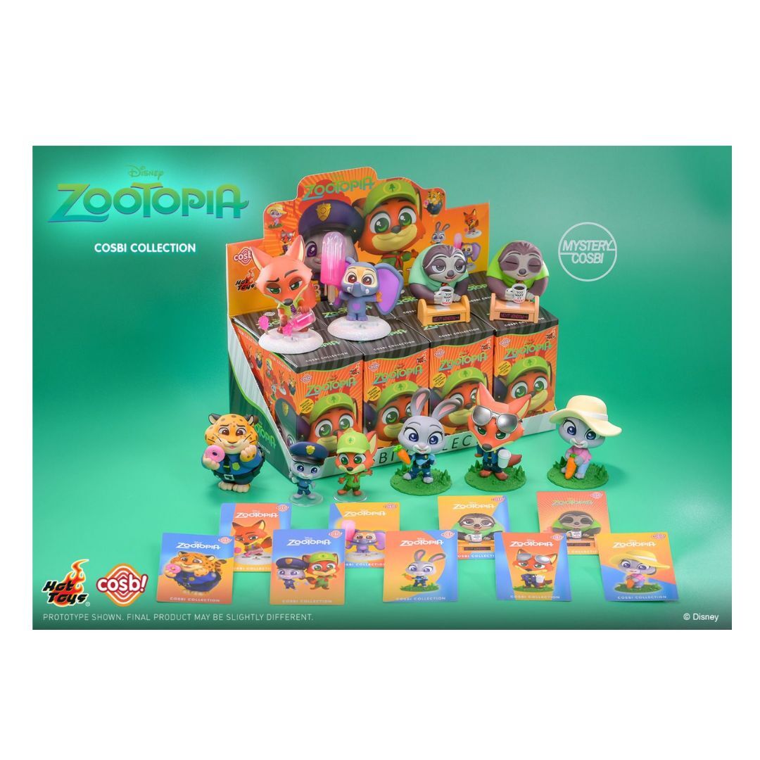Hot Toys CBX238 迪士尼動物方城市 Zootopia 瘋狂動物城 動物方式 盒玩 盲盒 (全8款)