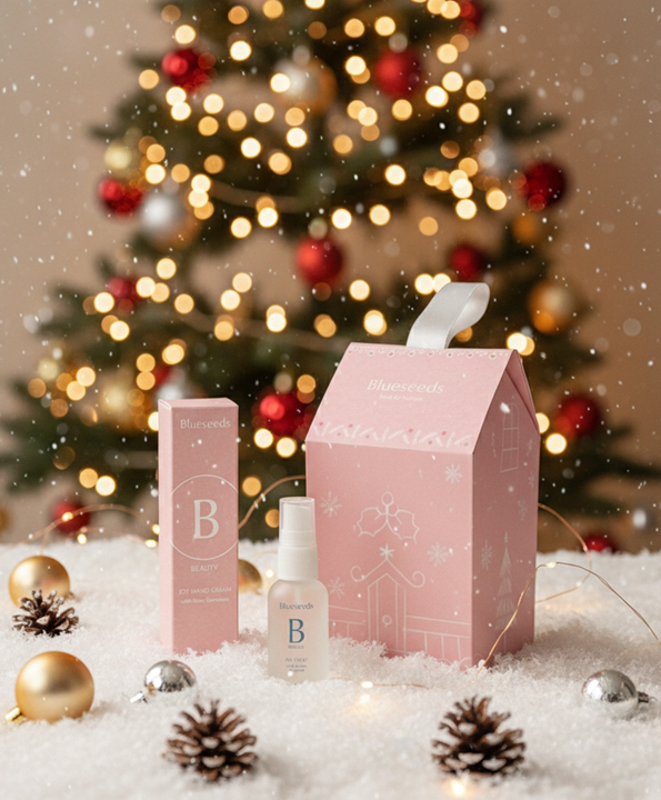 【新品上市】香氛聖誕禮盒 (舒眠精油噴霧 30ml+玫瑰天竺葵柔嫩護手霜 30ml)