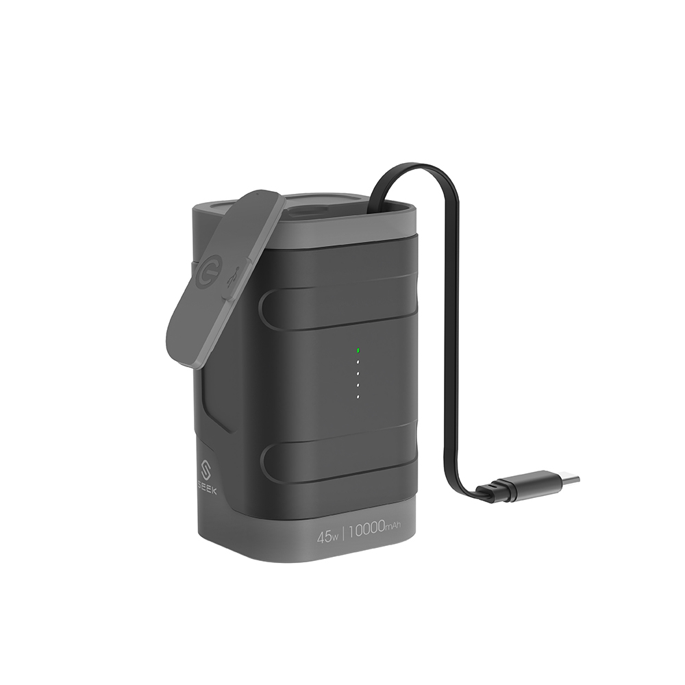 PW-130 45W Waterproof Retractable Cable Power Bank