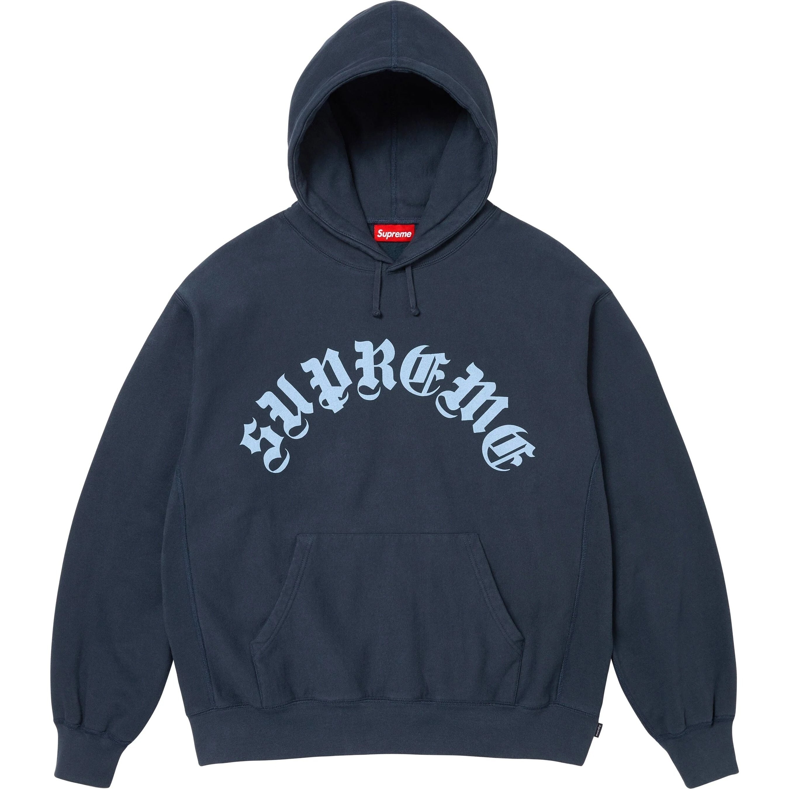 限量現貨 Supreme Printed Arc Hooded Sweatshirt Navy