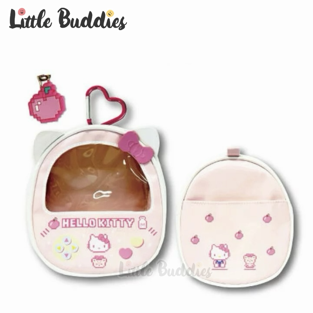 日本 Sanrio Y2K電競風系列 心形扣拉鏈袋 痛袋