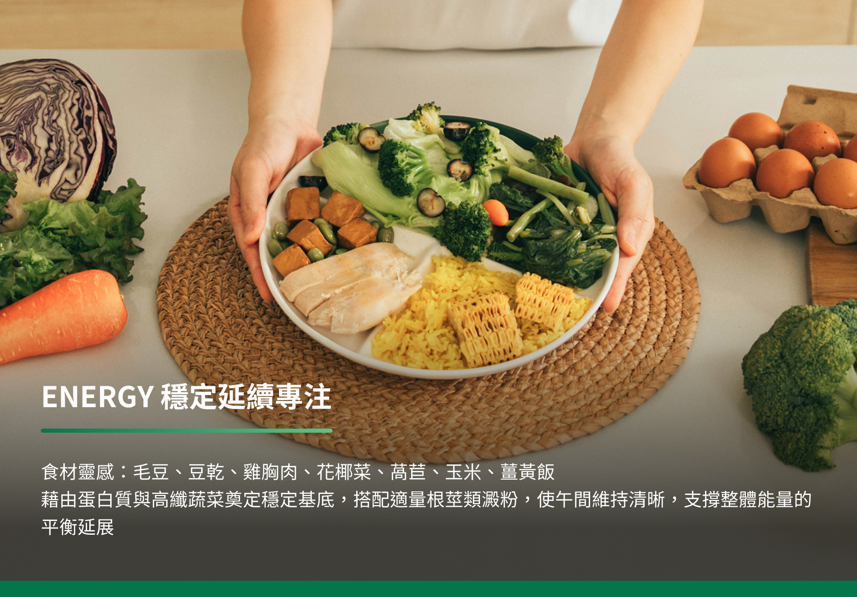 211 飲食法餐盤示範｜ENERGY 穩定延續專注