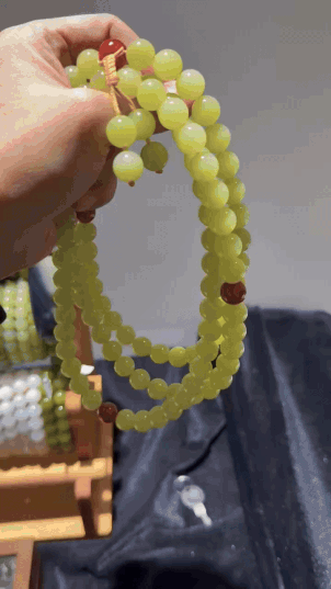 1117743 和田玉珠串 (12mm直徑)