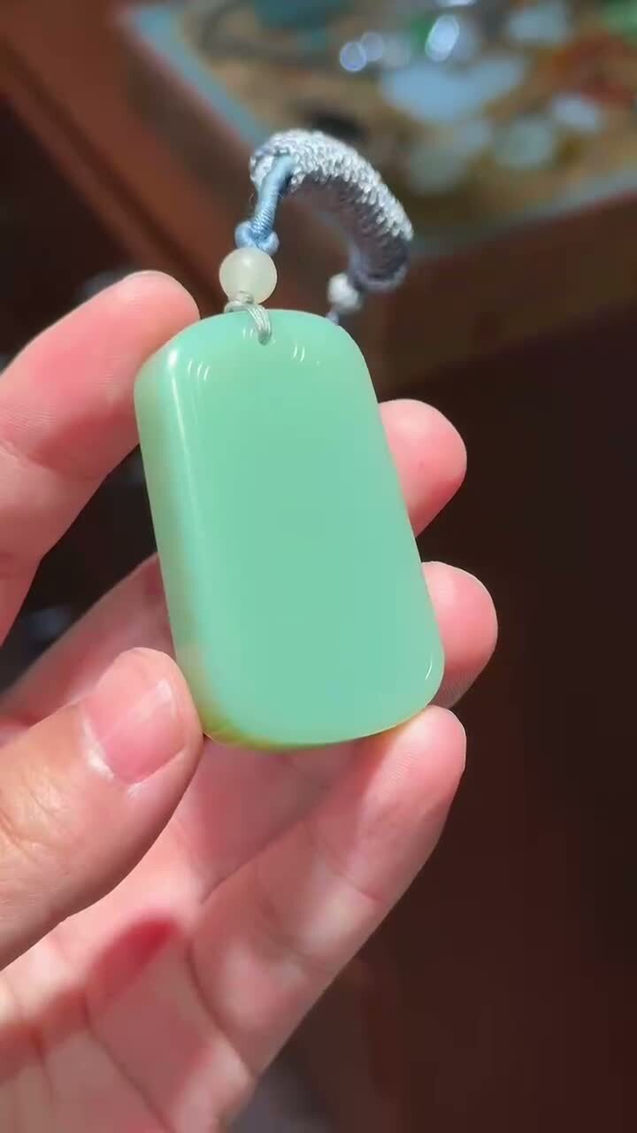 和田玉平安牌,天然和田玉軟玉