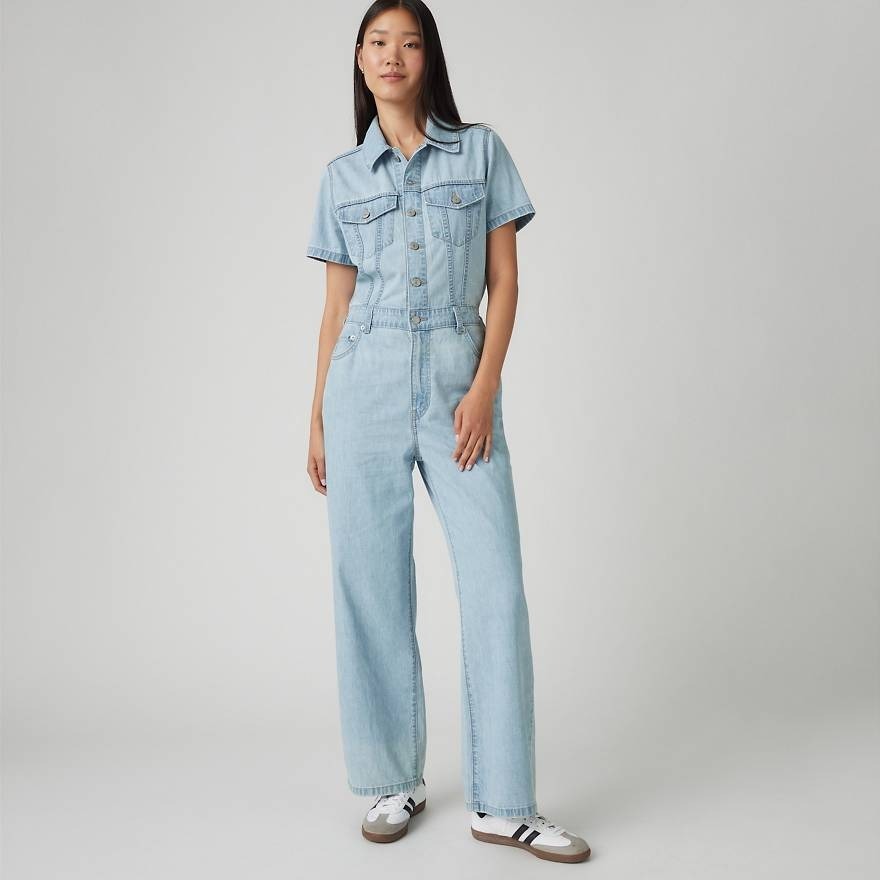 【直播】Levis LL1126603 The Trucker Forgotten Dream Jumpsuit 女裝套裝