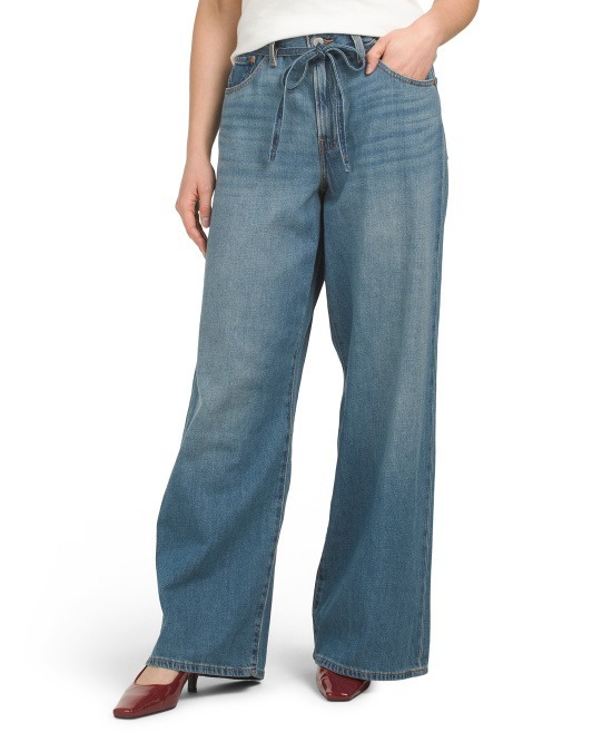 【直播】LEVIS LL112660 女裝直筒亞麻牛仔褲