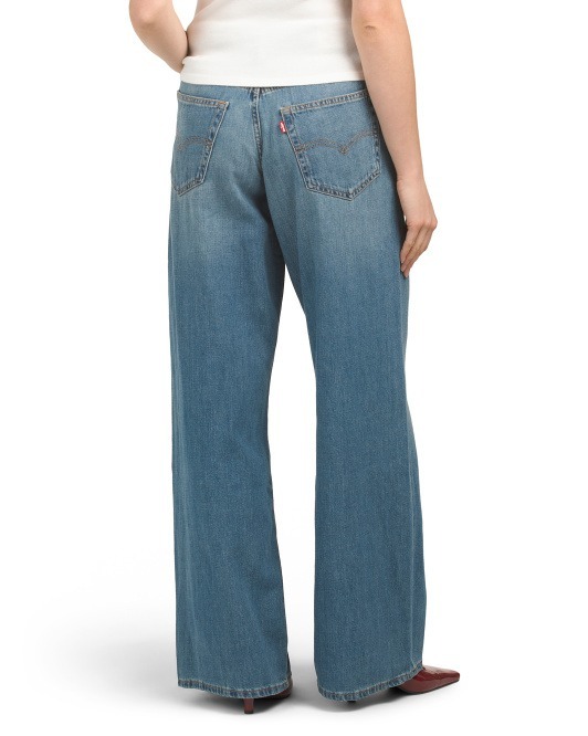 【直播】LEVIS LL112660 女裝直筒亞麻牛仔褲