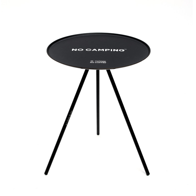 NO COFFEE × Helinox 聯名野營桌