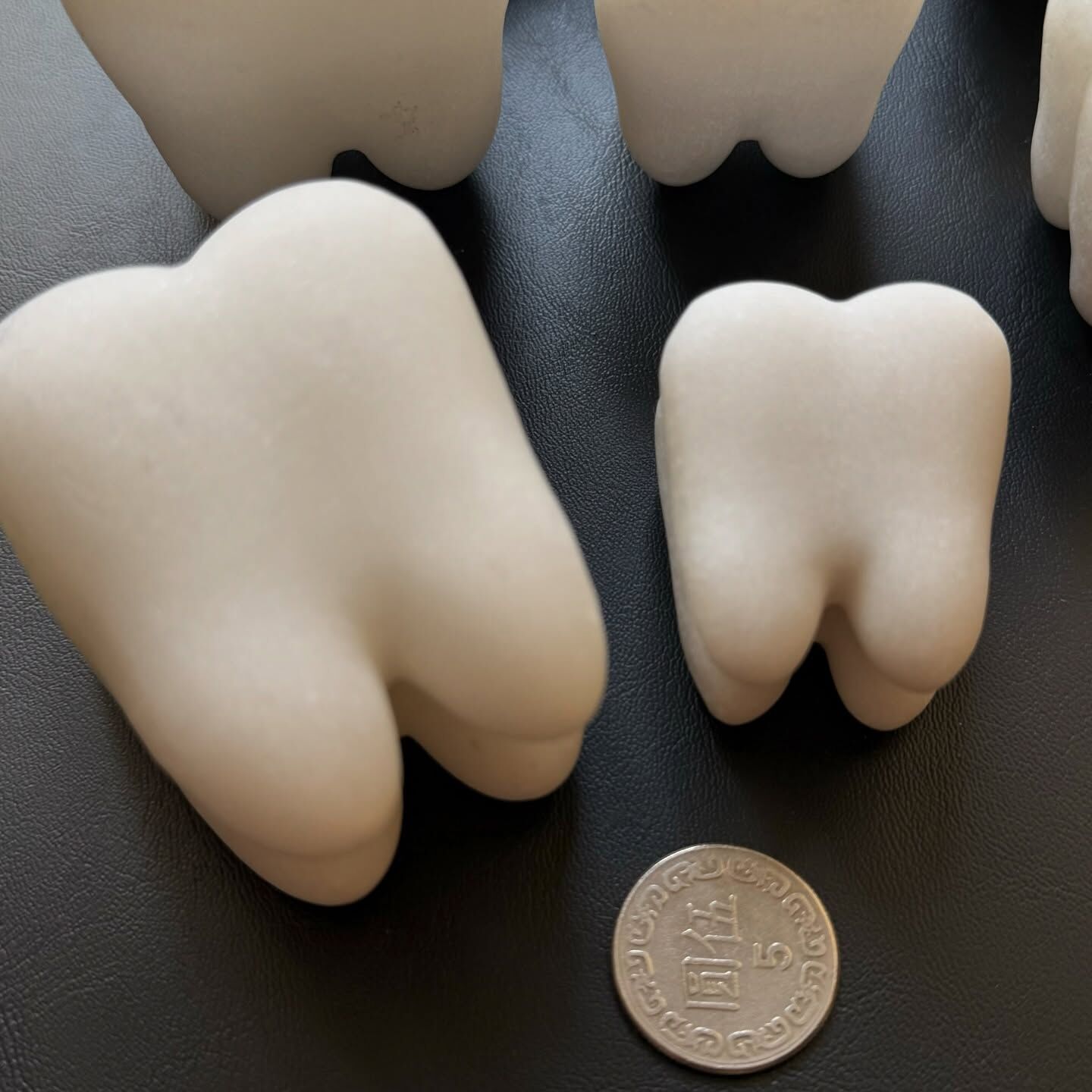 [原石] 白玉 牙齒