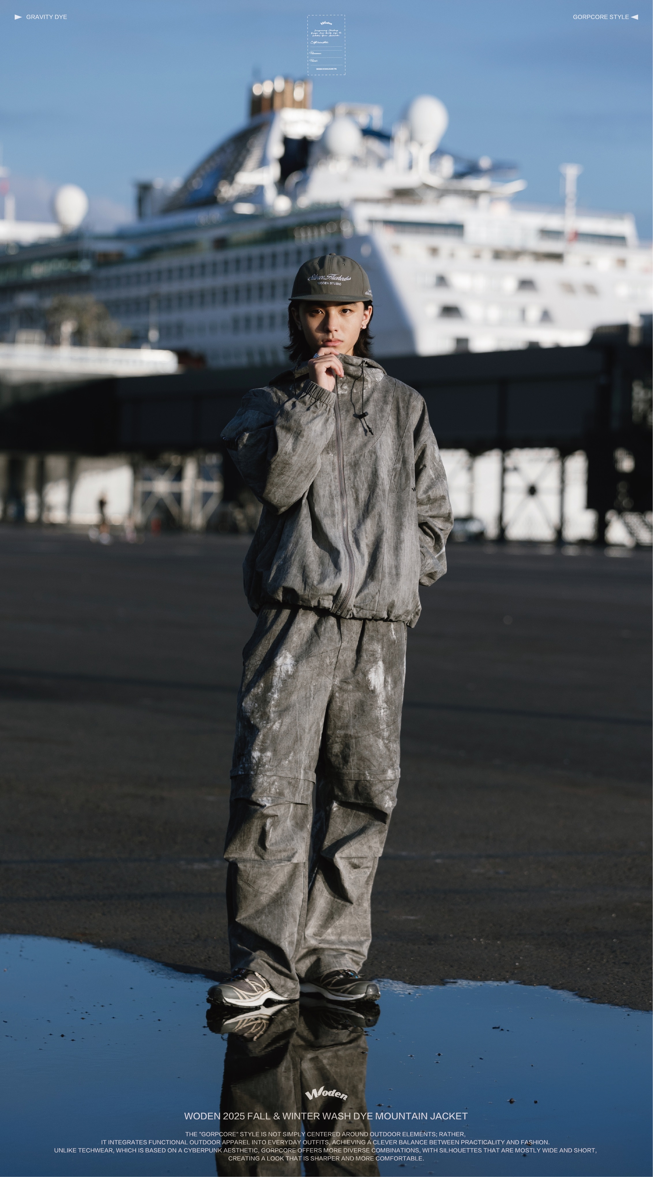 Woden Wash Dye Mountain Jacket