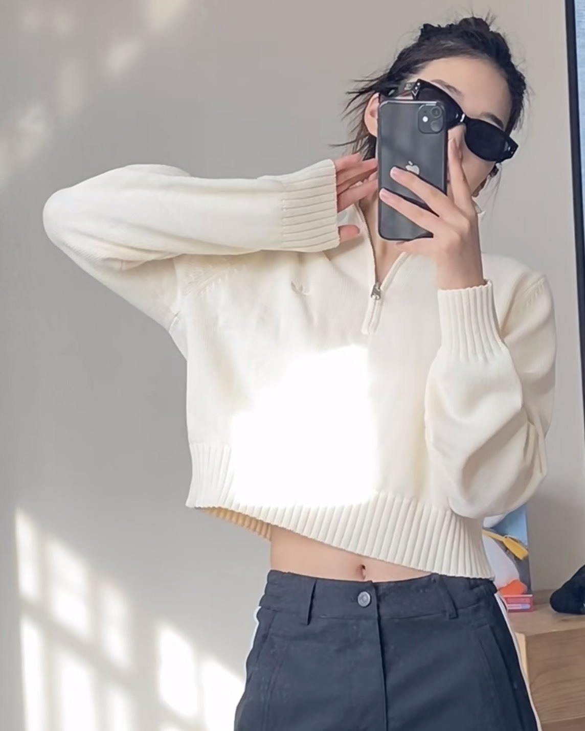 【預購】ADIDAS ORIGINALS PREMIUM ESSENTIALS HALF ZIP 2色 IJ8296