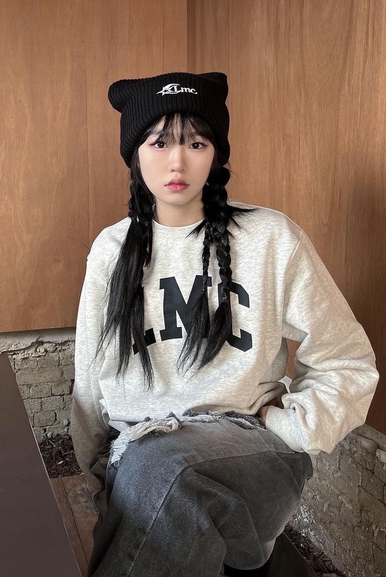 【現貨】韓國 LMC Square Beanie 星星 Logo 刺繡 毛帽 貓耳帽