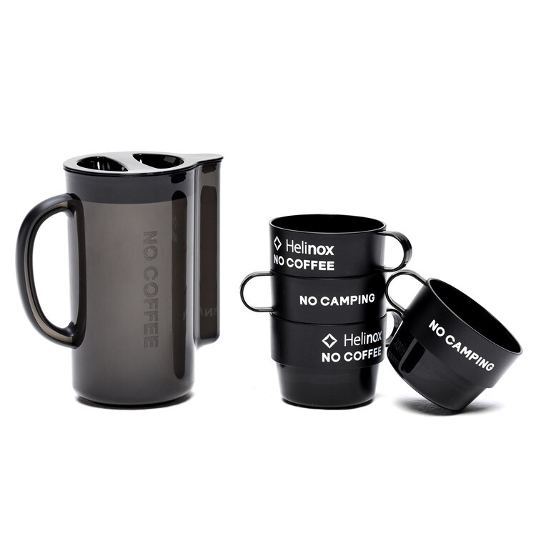 NO COFFEE × Helinox 聯名野營 4合1收納杯