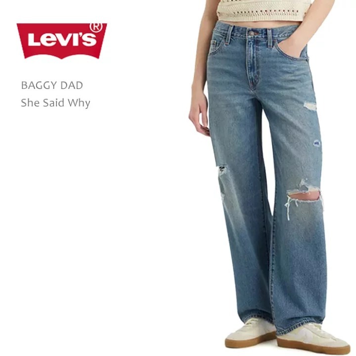 【直播】Levis LL1126609 Baggy Dad She Said Why 女裝牛仔褲