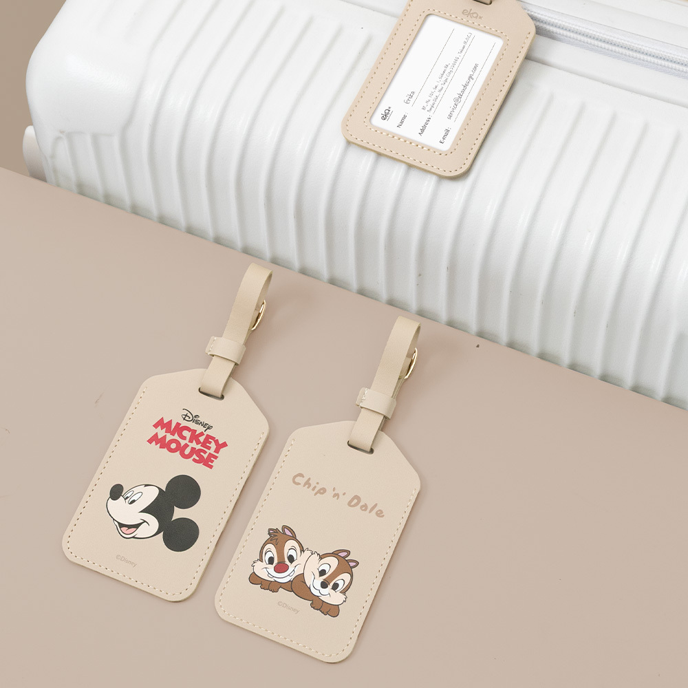 旅遊配件四件組 - Disney 米奇好朋友【正版授權】(行李束帶+行李掛環+行李吊牌+護照套)