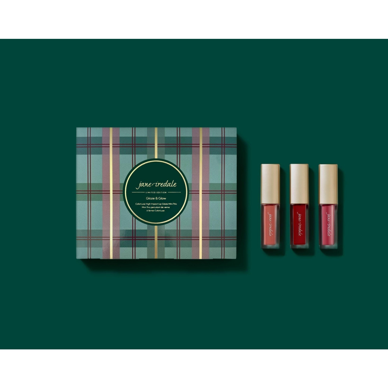 HKSF1213-004 水光玻璃唇釉體驗套裝-Au Natural 清水蜜桃 3ml + Seren 冰透玫紅 3ml + Flush 清水玫瑰 3ml (A4)