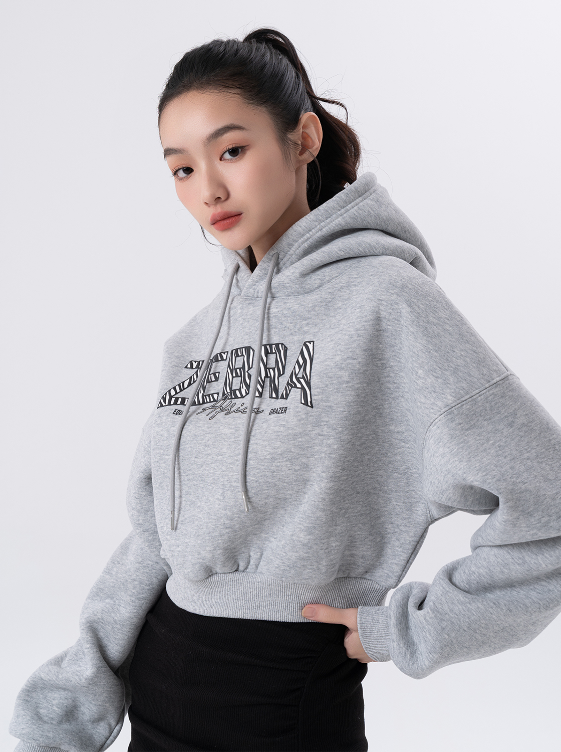 【第二件5折】印花短版帽Tee