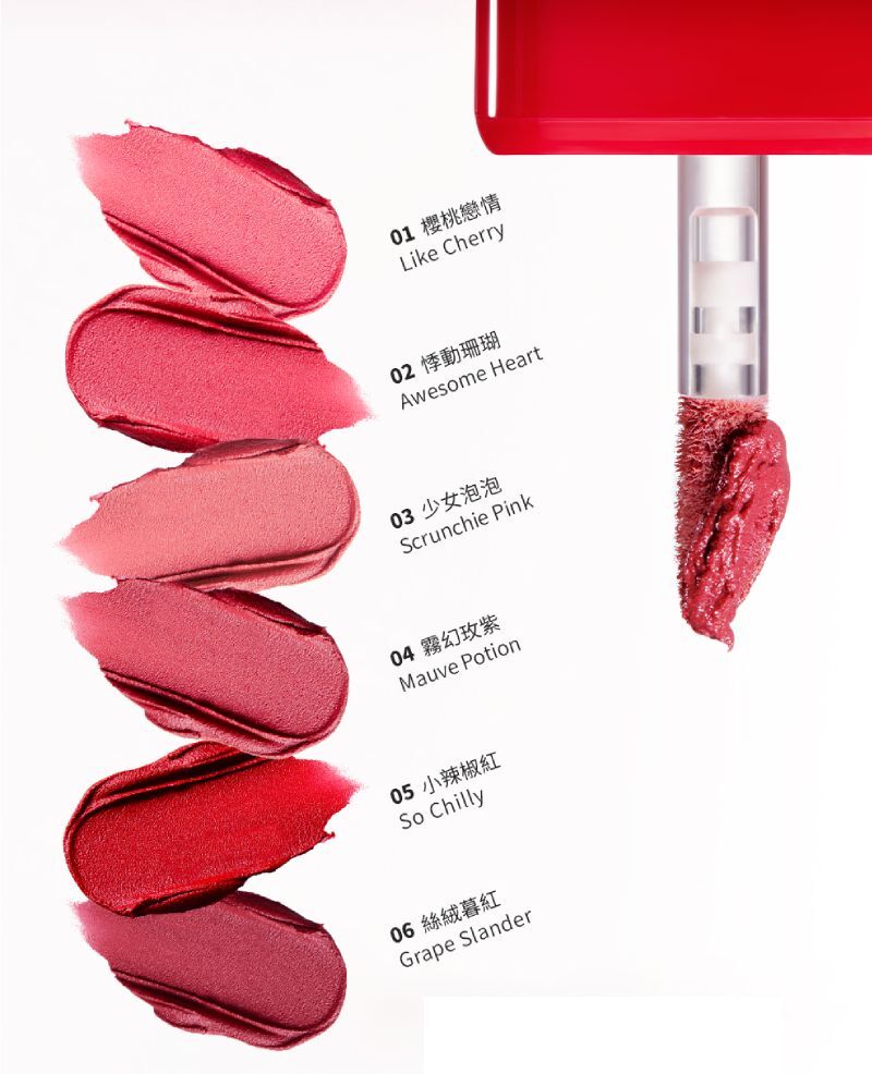 【Tiny wonder】柔霧絲絨唇釉 6色禮盒組 (3.6g*6)