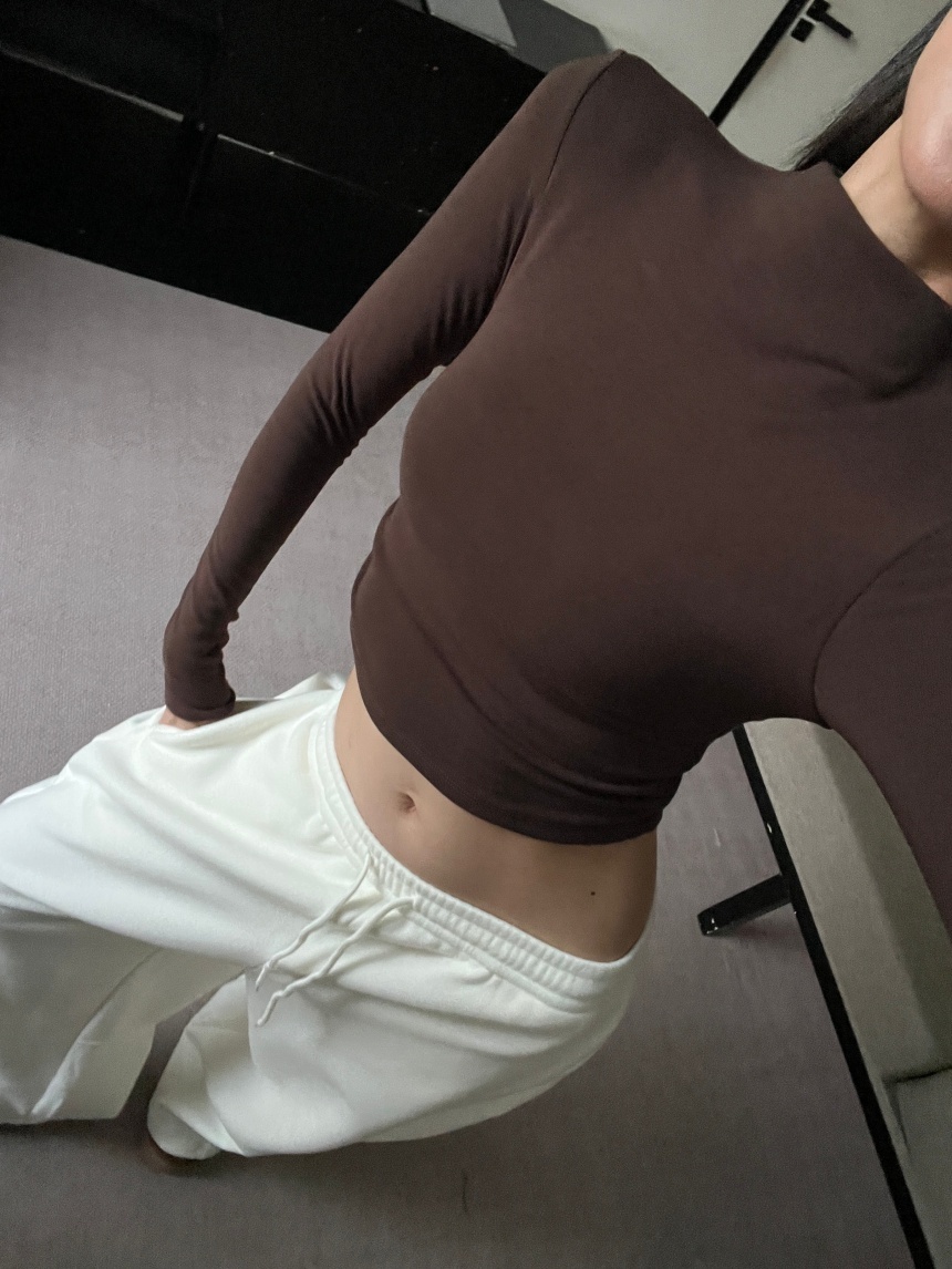 加厚高領磨毛打底上衣*5色