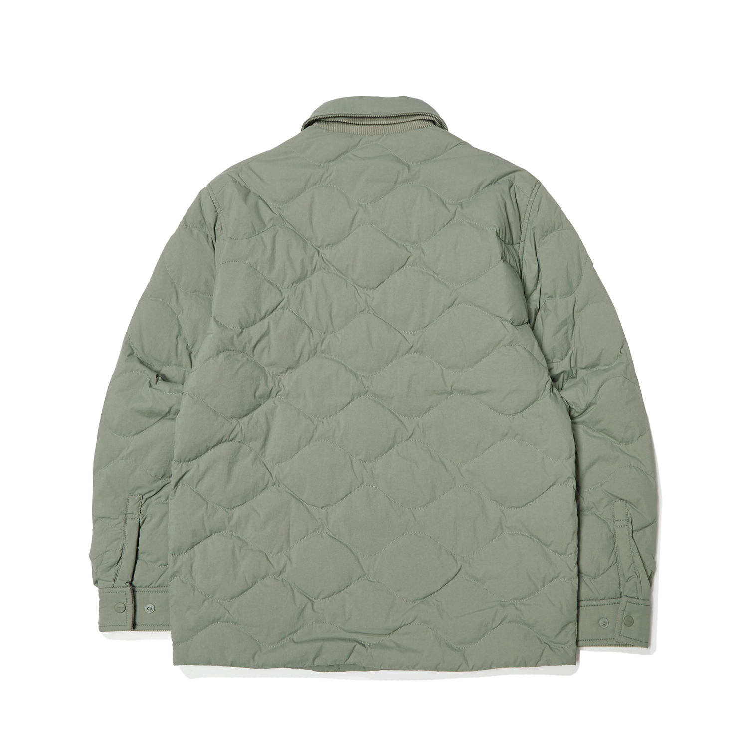 【EIDER】男輕量鵝絨襯衫式外套 / 23EDMW23571-[卡其綠]