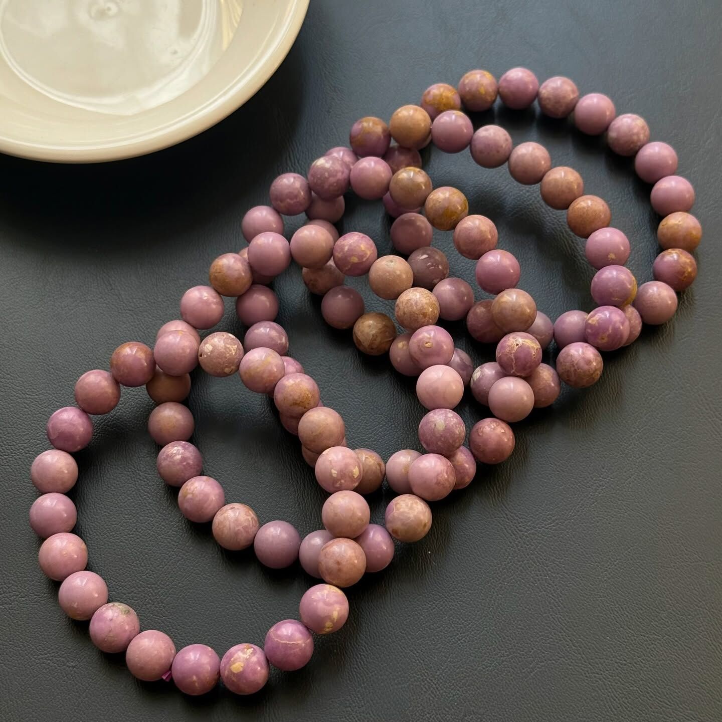 [原石] 美國紫雲母 水晶手串