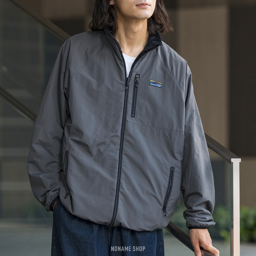 FREAK'S STORE 雙面穿 絨毛 拉鍊 外套 六色 (男款)