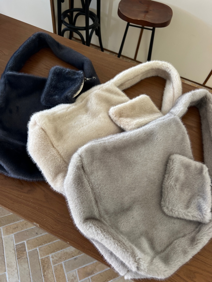 豹毛附小包購物袋*3色