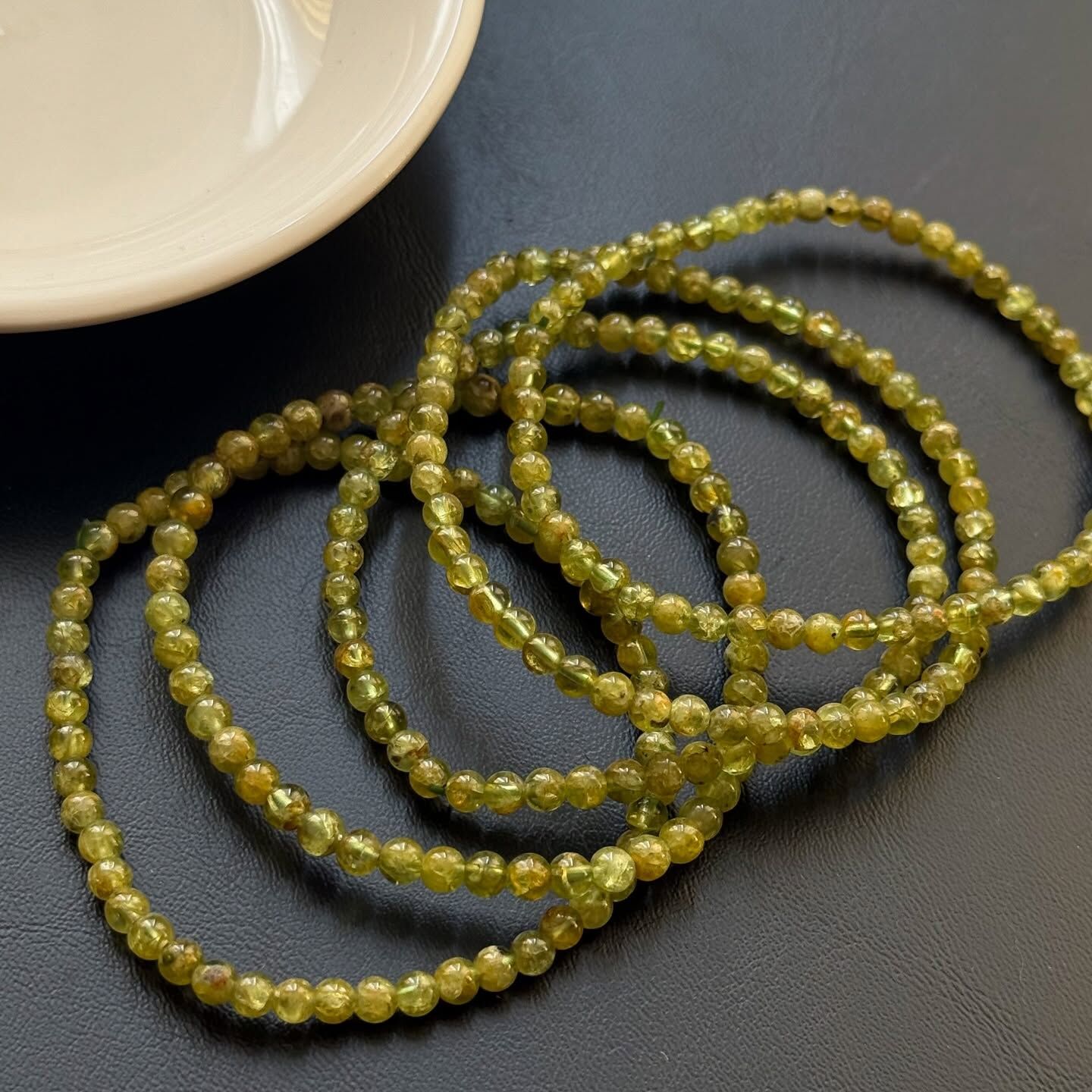 [原石] 橄欖石 水晶手串