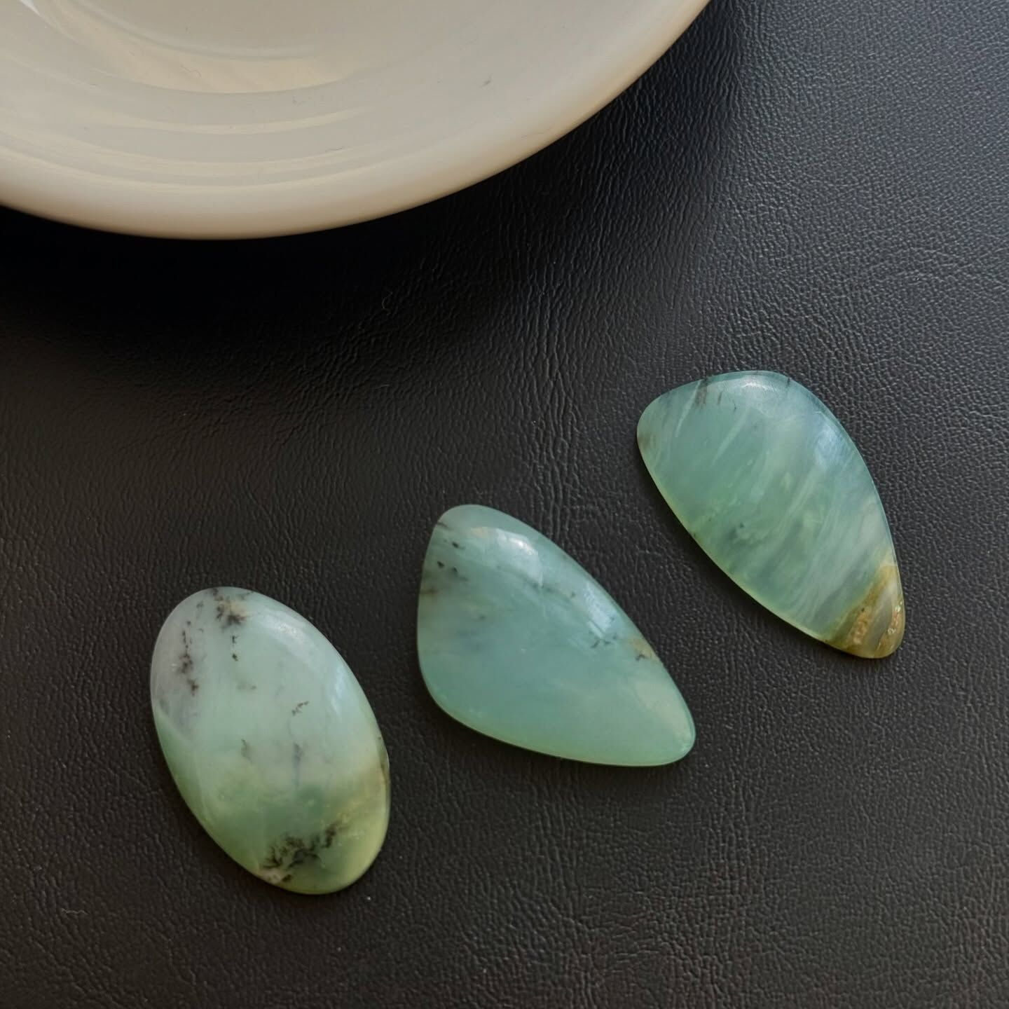 [原石] 秘魯蛋白石 水晶蛋面