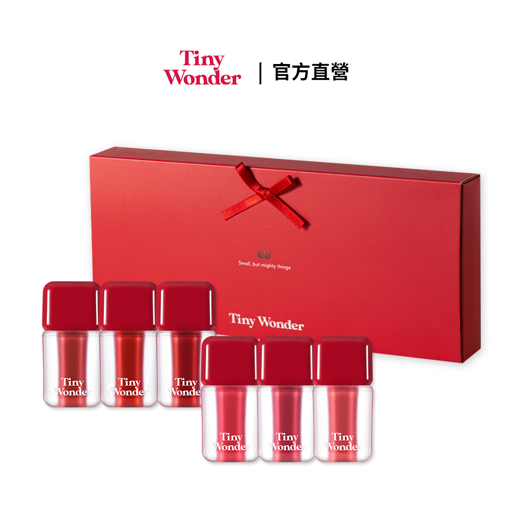 【Tiny wonder】柔霧絲絨唇釉 6色禮盒組 (3.6g*6)