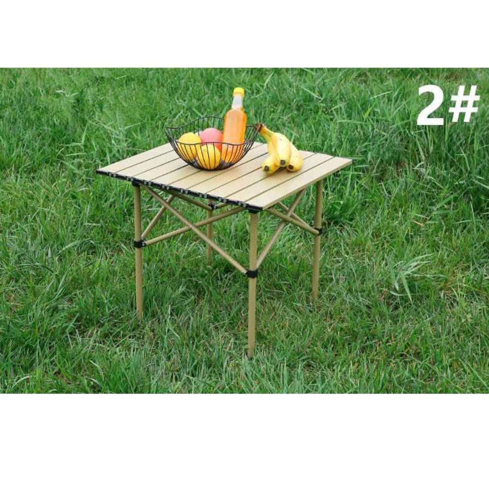 露營蛋捲桌 50×50×50cm｜可折疊鋁合桌 露營桌 折疊桌、戶外桌、野餐桌【輕鬆購五金百貨】