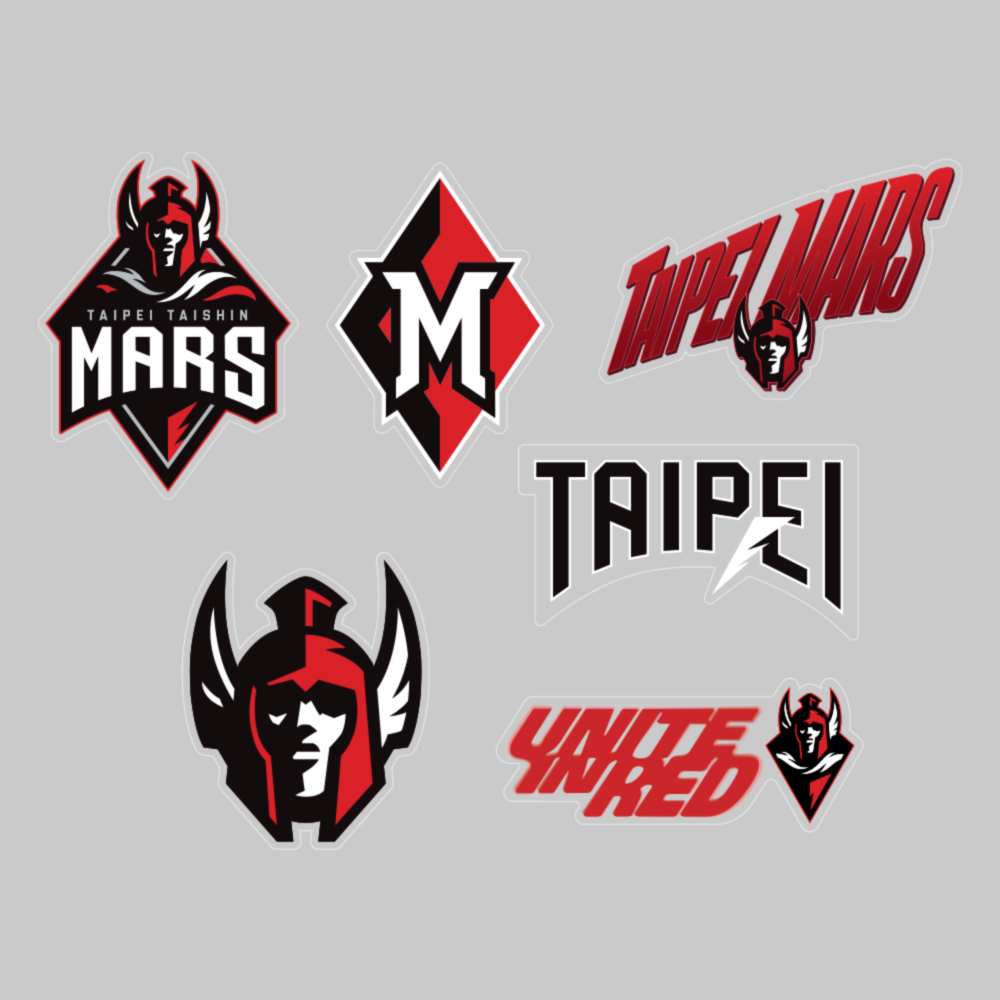 25-26 TAIPEI MARS STICKER PACK