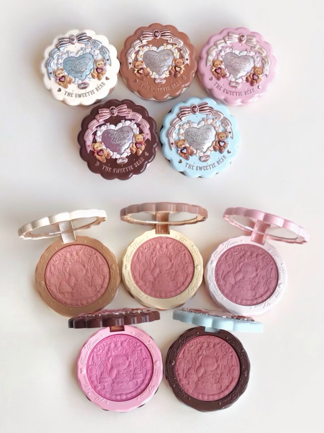 【現貨】Flower Knows 花知曉甜心小熊系列 絲緞腮紅柔光感腮紅5g